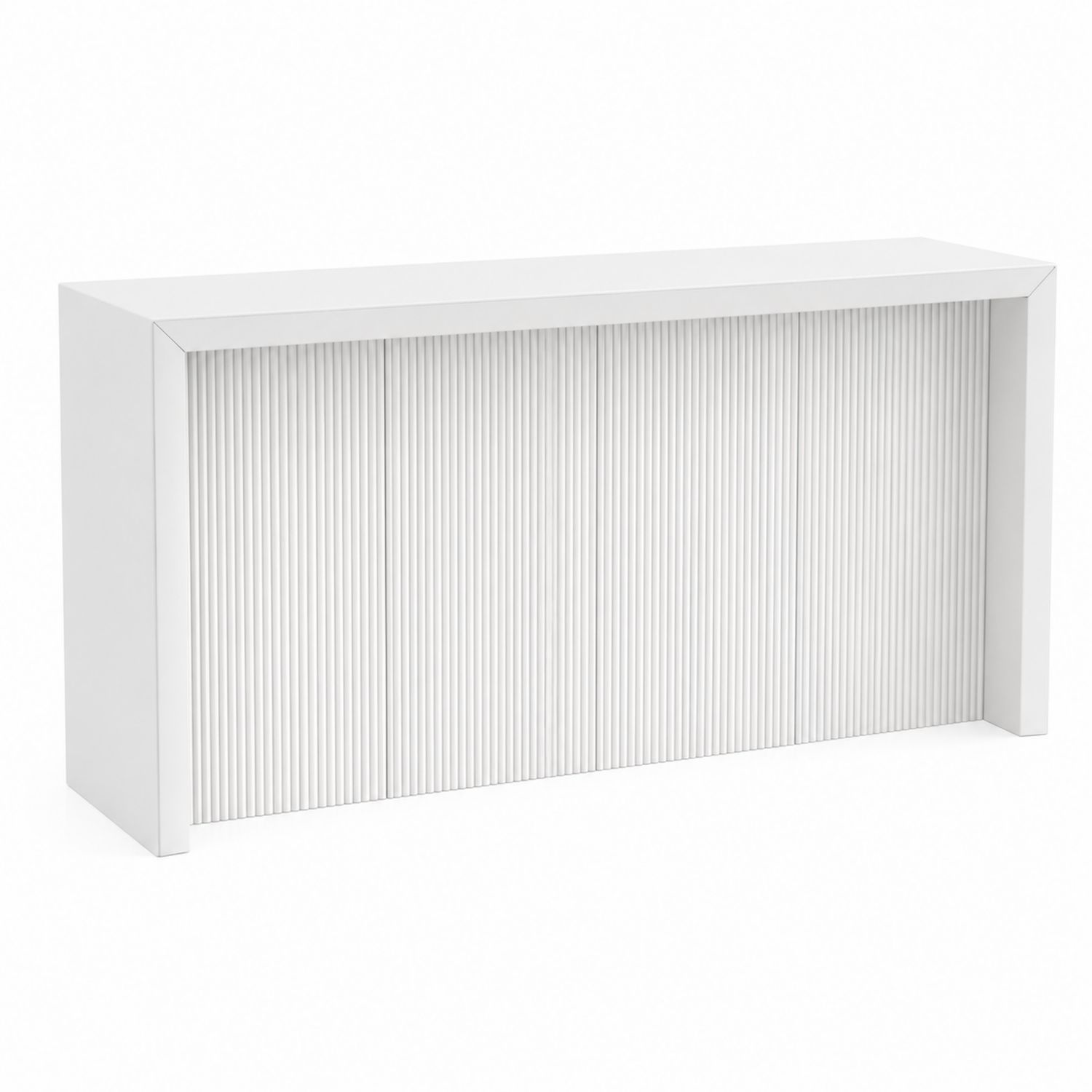 Biały prostokątny stół konsolowy 120cm z MDF