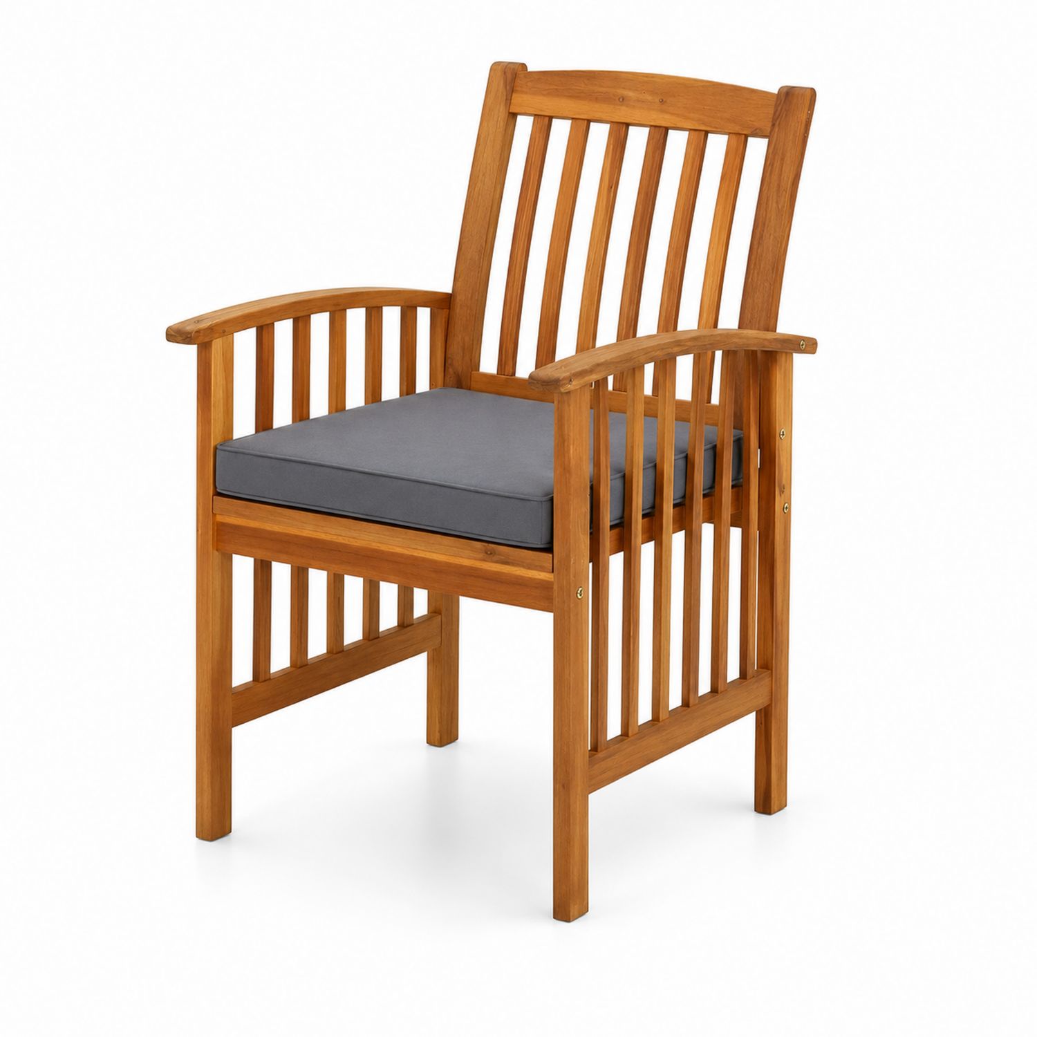 Krzesło z drewna teak z poduszką
