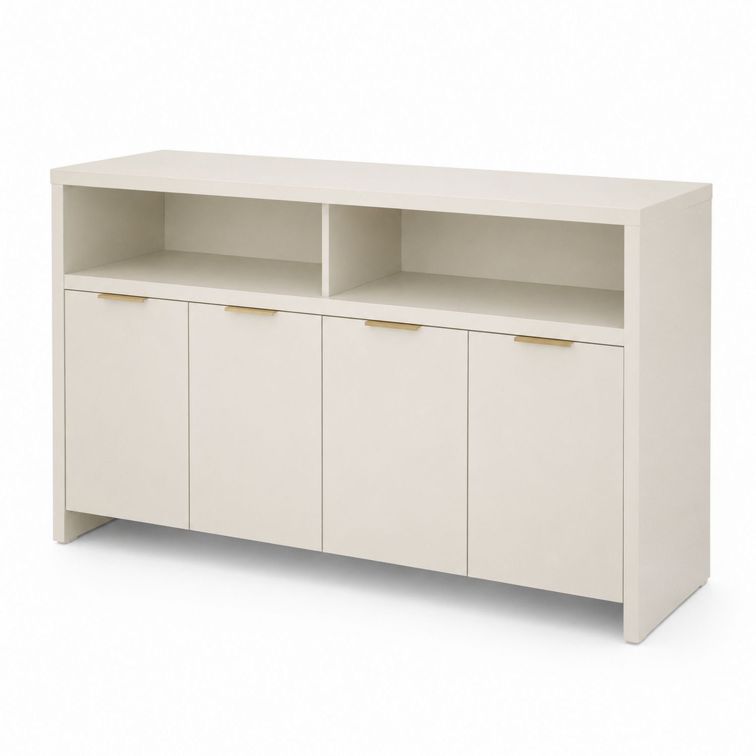 Komoda 4-drzwiowa MDF Beżowa 150x80x40cm-arartium