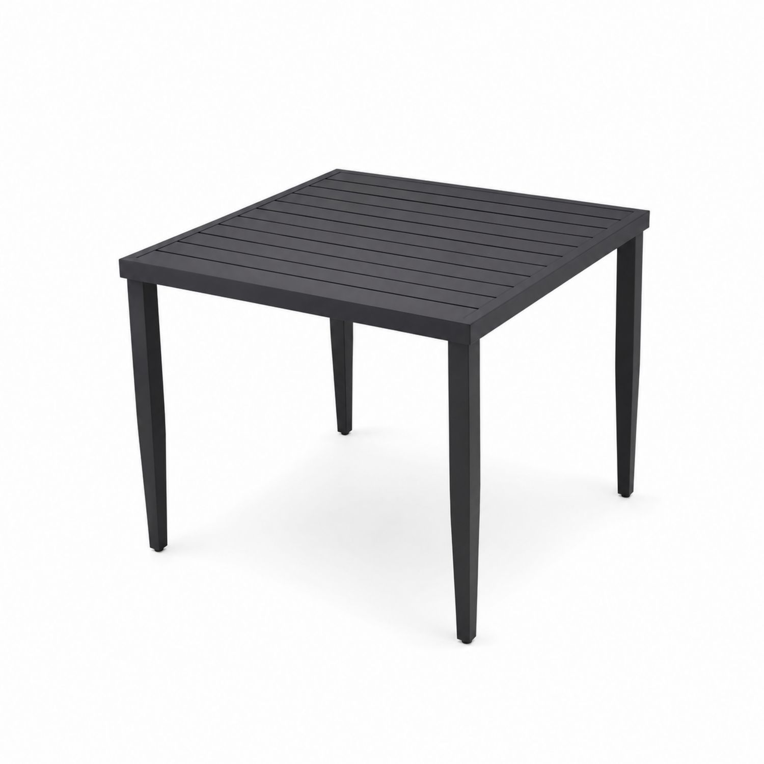 Stół kwadratowy metalowy 90 cm Czarny