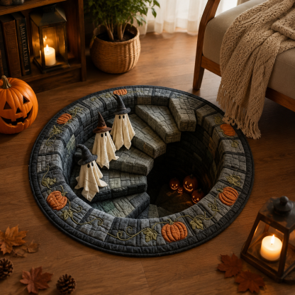 3D Illusion Halloween Rug