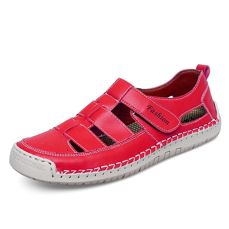 Unisex Roman-Style Woven Flat Sandals — Soft-Soled Orthopedic Beach Footwear