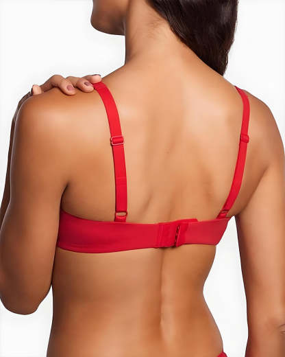 Underwire Support Seamless Unlined Balconette Bra