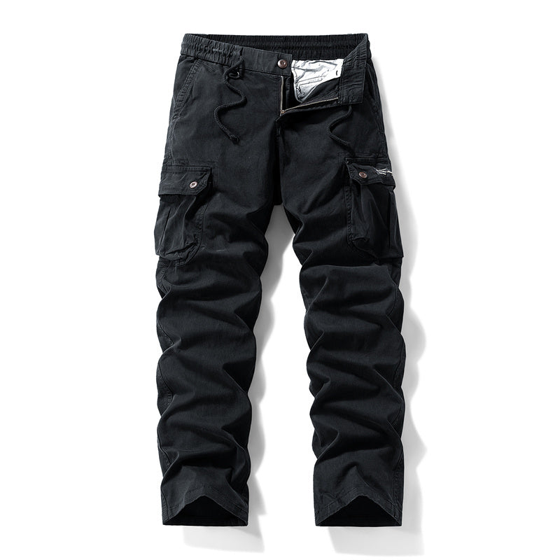 👖 50% OFF NOW! 🛠️ Men's Cotton Cargo Tactical Pants – Multi-Pocket, Reinforced Construction & Adjustable Waist 🔧