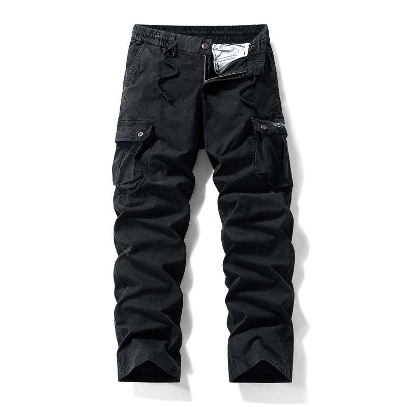 👖 50% OFF NOW! 🛠️ Men's Cotton Cargo Tactical Pants – Multi-Pocket, Reinforced Construction & Adjustable Waist 🔧