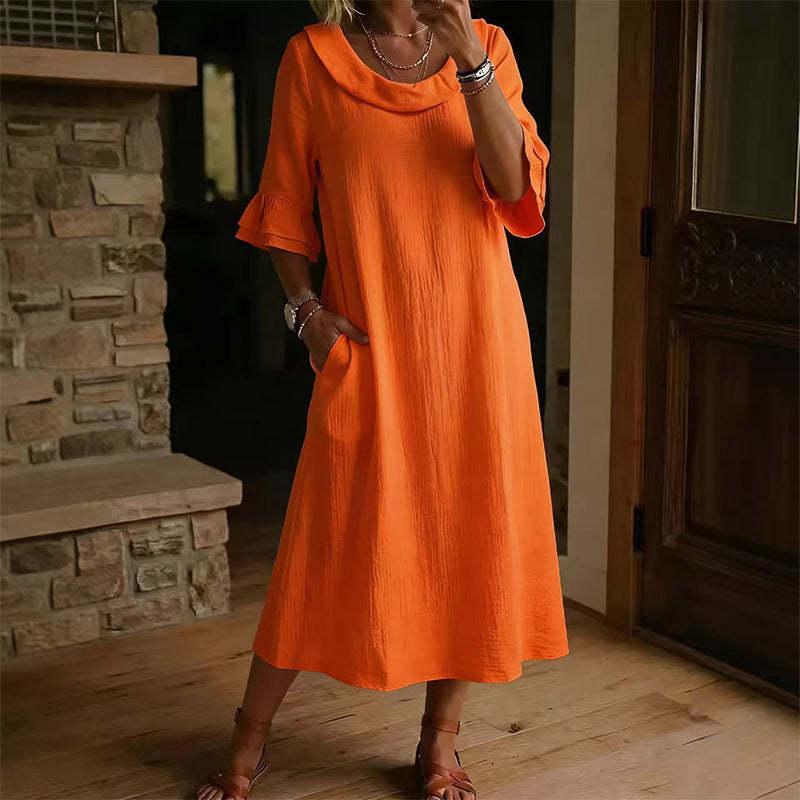 ⌛Limited-Time Offer-Women's Casual Round Neck Summer Dress