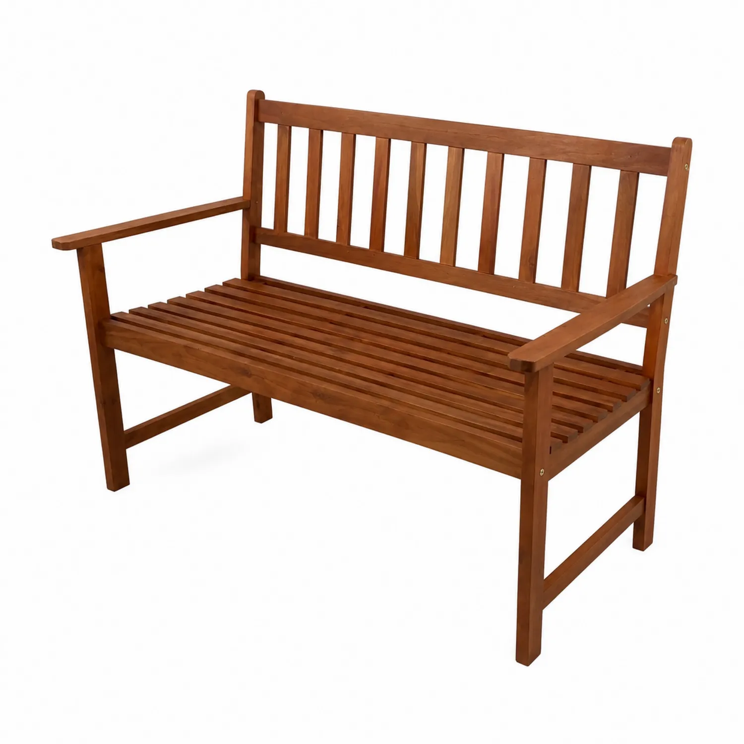 Drewniana ławka ogrodowa z drewna akacjowego 120x60x85 cm-Wohnkulturcraft