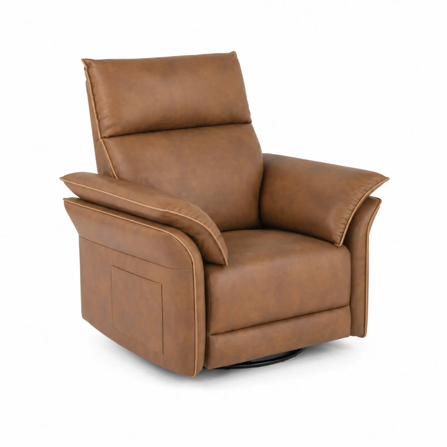 Fotel z Ekoskóry Brązowy 85 cm x 90 cm x 100 cm-Wohnkulturcraft