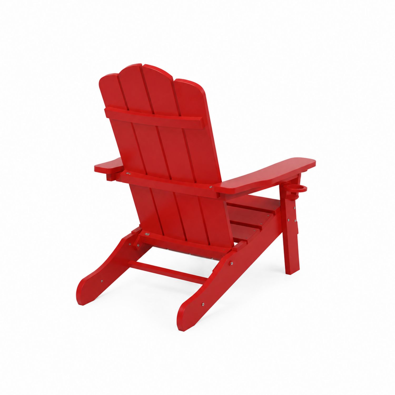 Krzesło Adirondack drewniane czerwone
