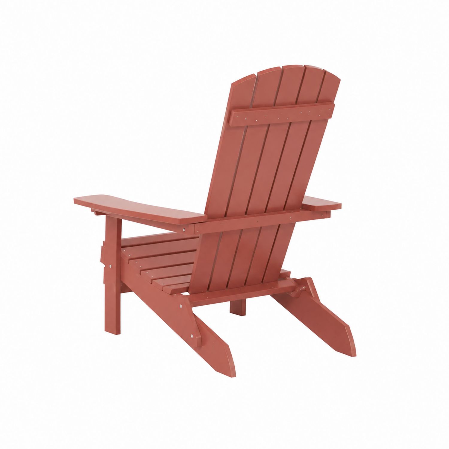 Krzesło ogrodowe Adirondack drewniane czerwone