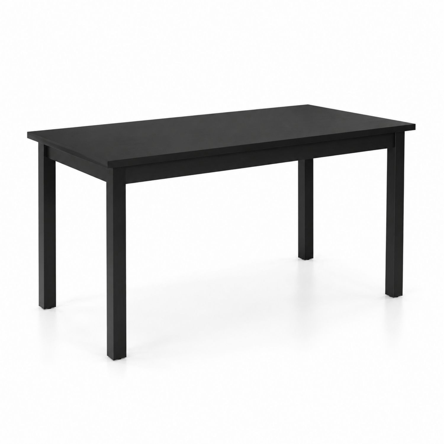 Stół prostokątny metal MDF Czarny