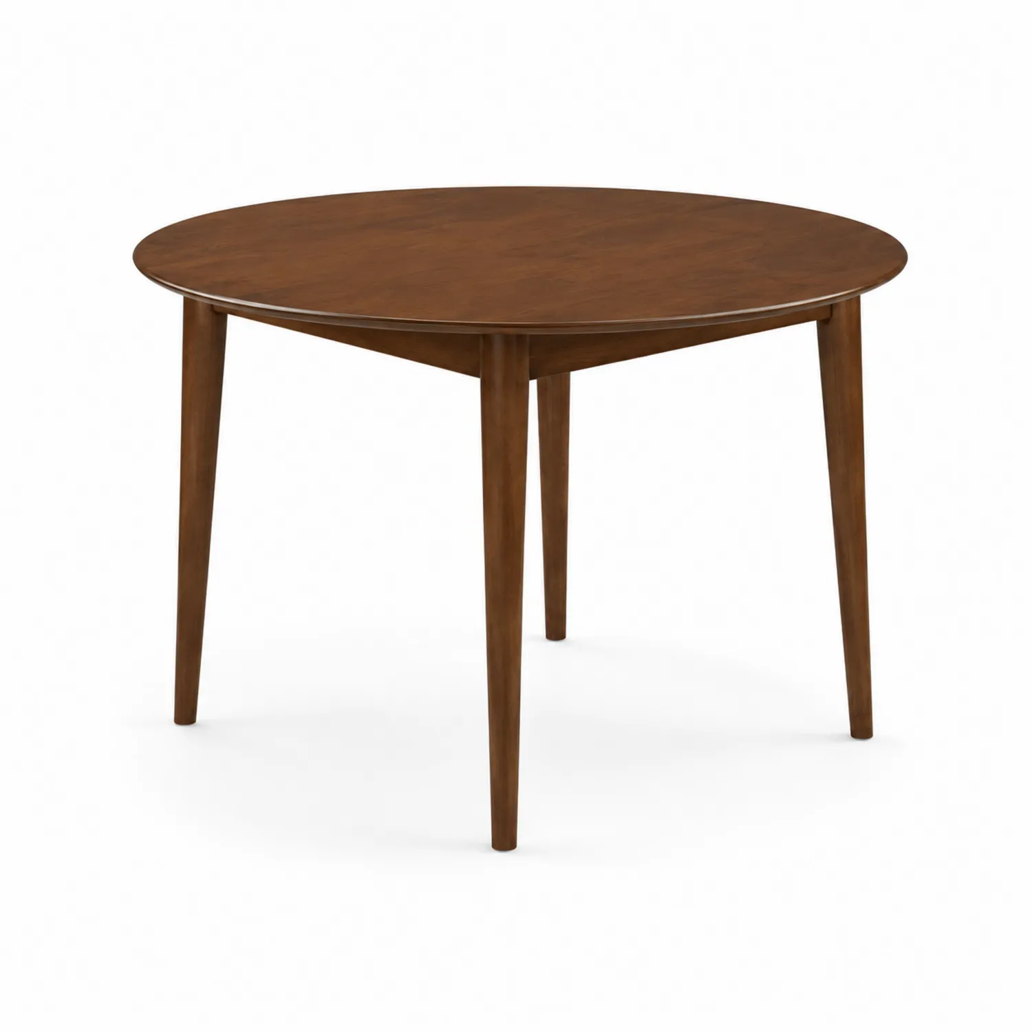 Okrągły stół z drewna orzechowego 105 cm