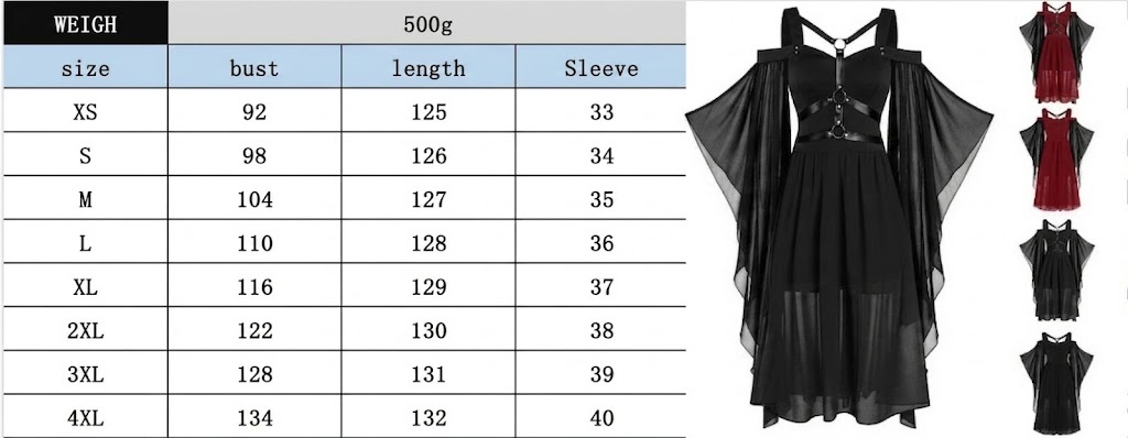 Nocturnal Witch Batwing Sleeve Strappy Midi Dress