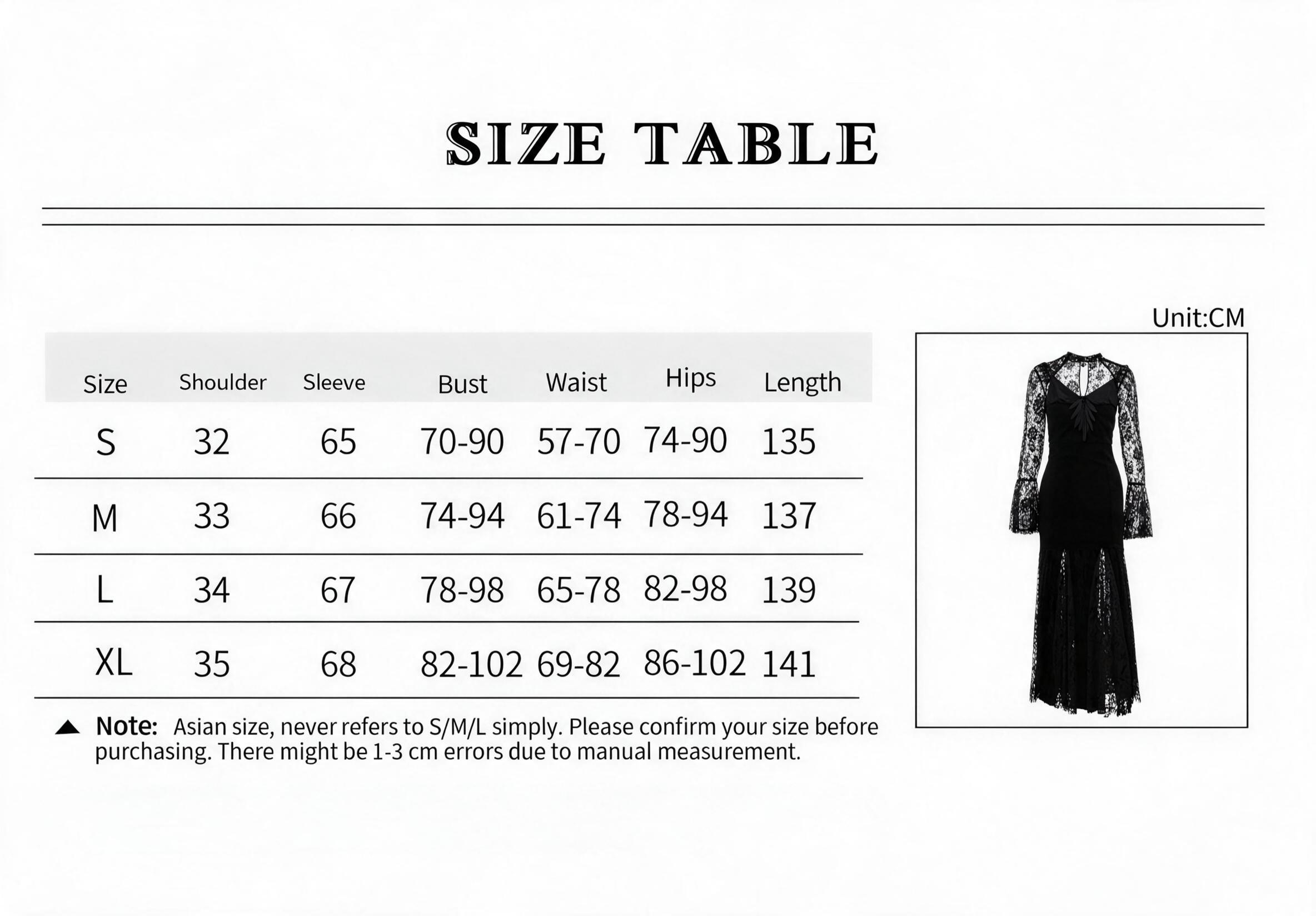 Dark Lace Mermaid Long-Sleeve Fitted Gown