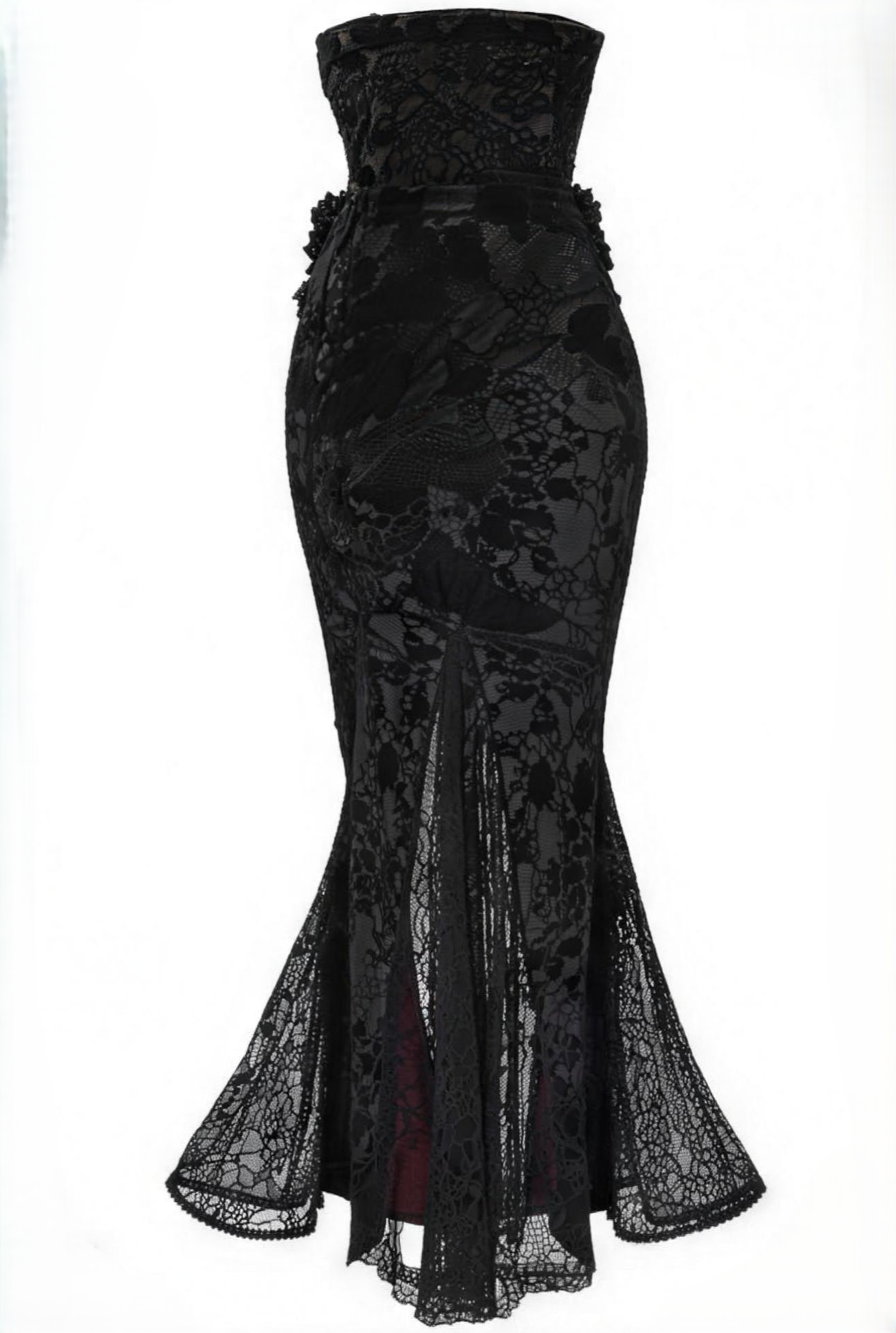 [Copy][Copy][Copy]Women's 3-Piece Gothic Victorian Dress Set Corset Bolero & Layered Maxi Skirt Dark Romantic Vampire Costume