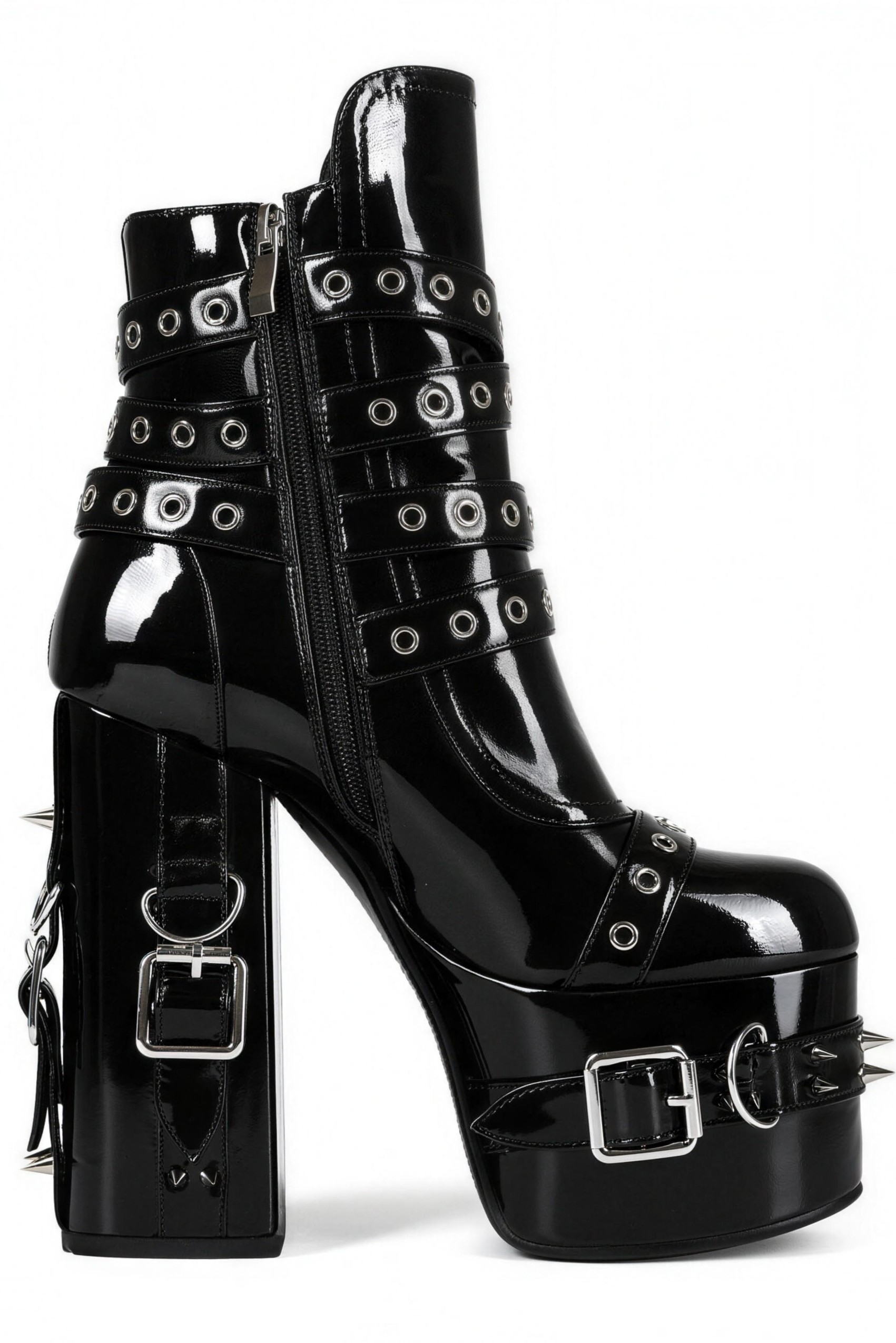 New Gothic Wedge Over-the-Knee Boots for Women, Dark Chic Hot Girl Long Boots