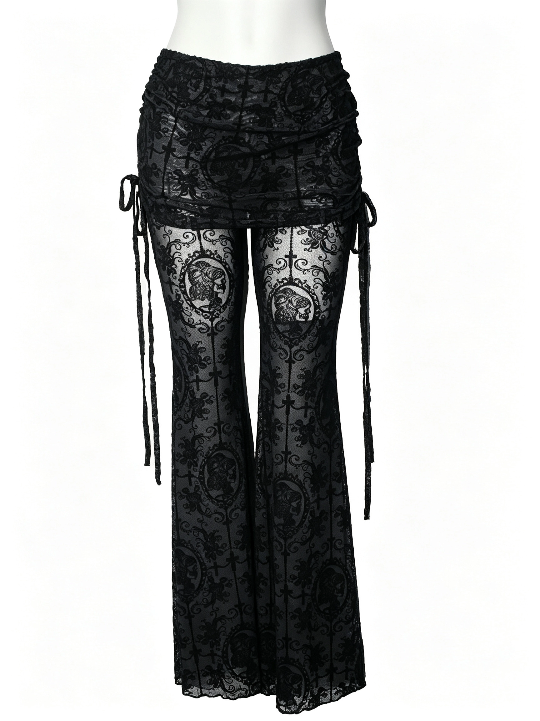 Gothic style lace fashionable versatile set