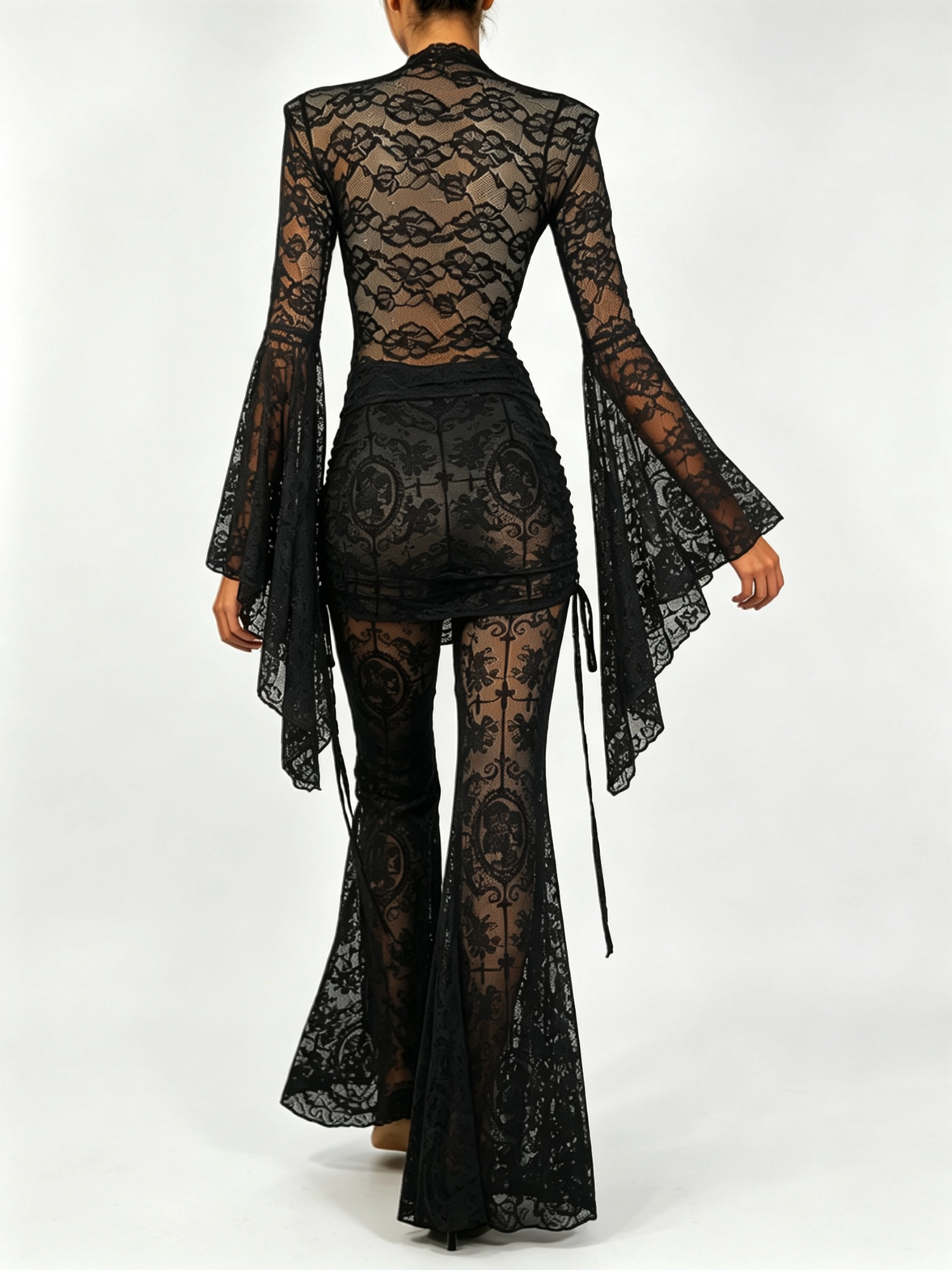 [Copy][Copy]Midnight Velvet Lace Blouse