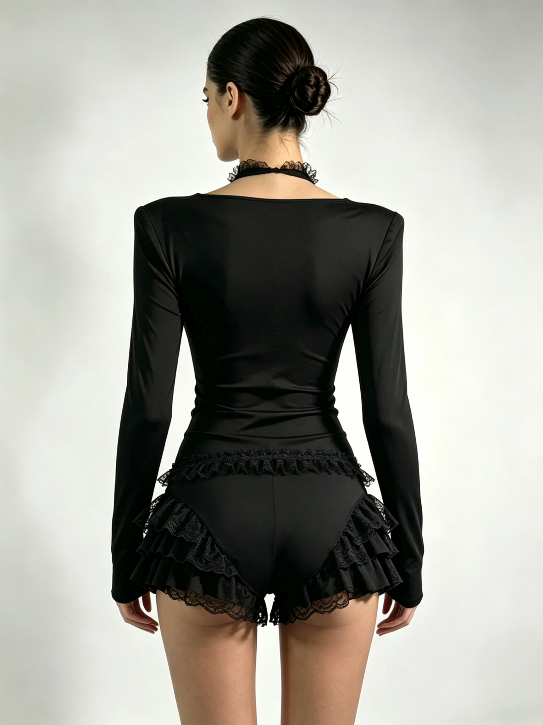 [Copy][Copy]Midnight Velvet Lace Blouse