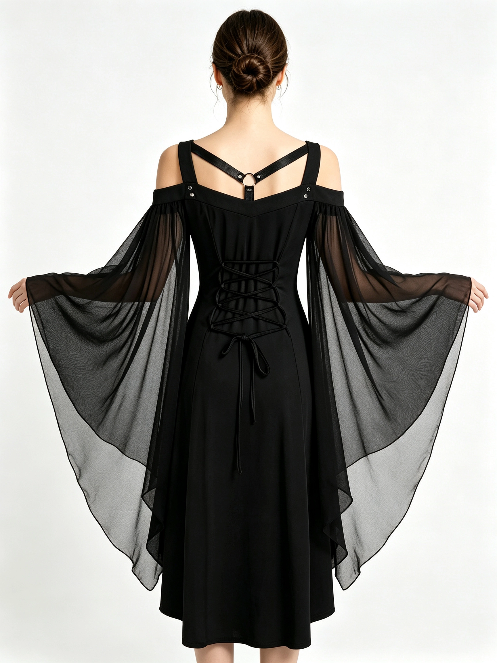 Midnight Velvet Lace Blouse
