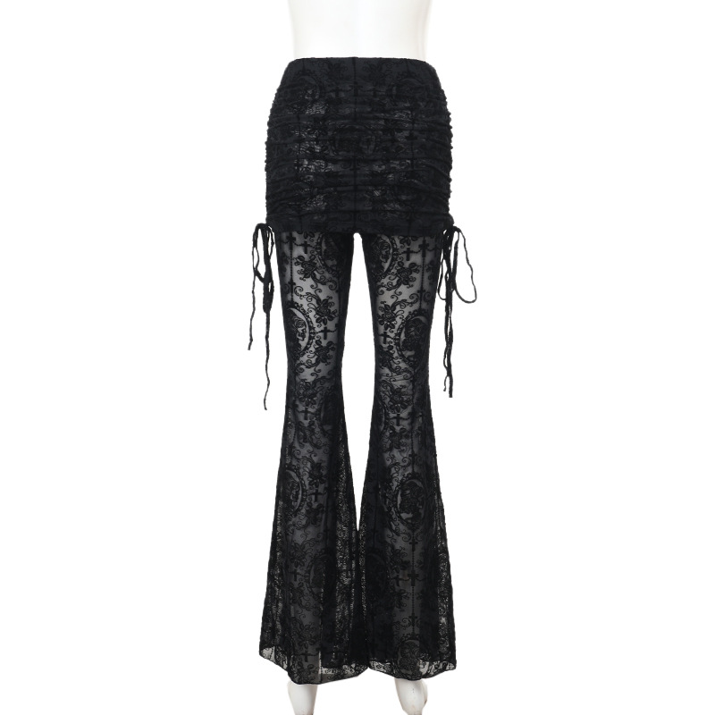 Gothic style lace fashionable versatile set