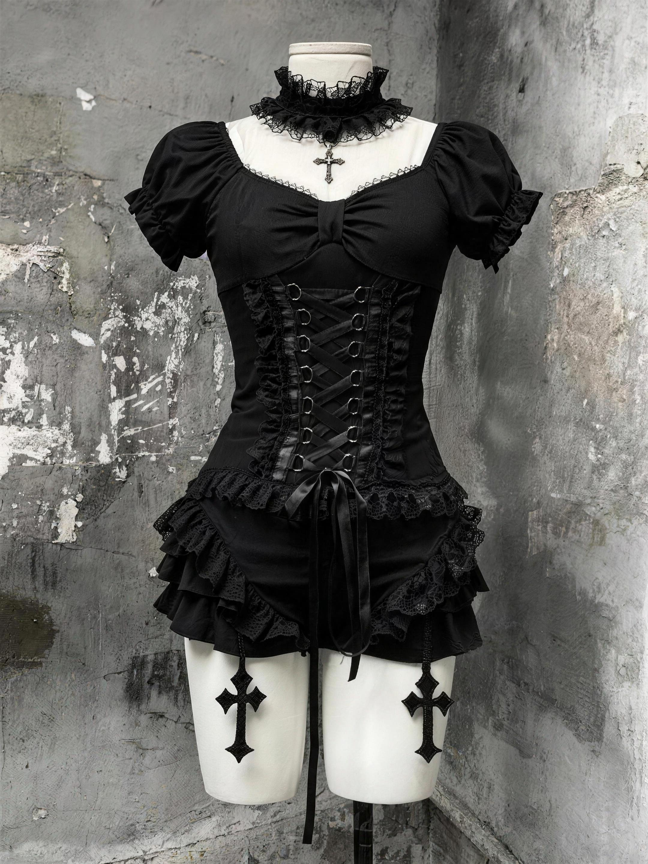 Vampire Court Velvet Corset Dress