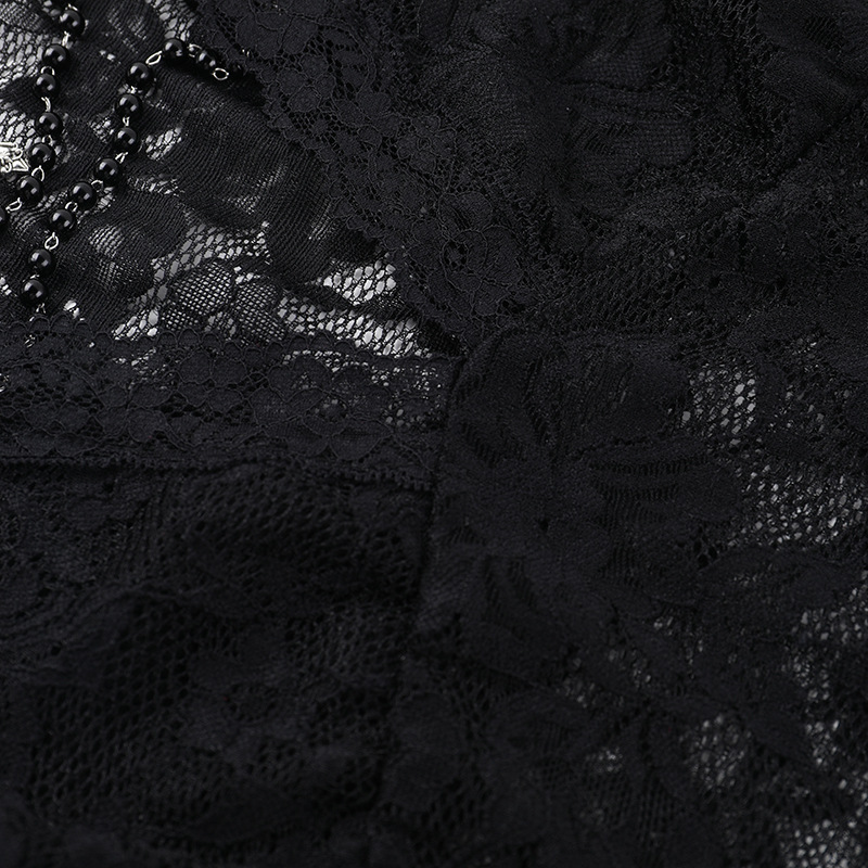Gothic style lace fashionable versatile set