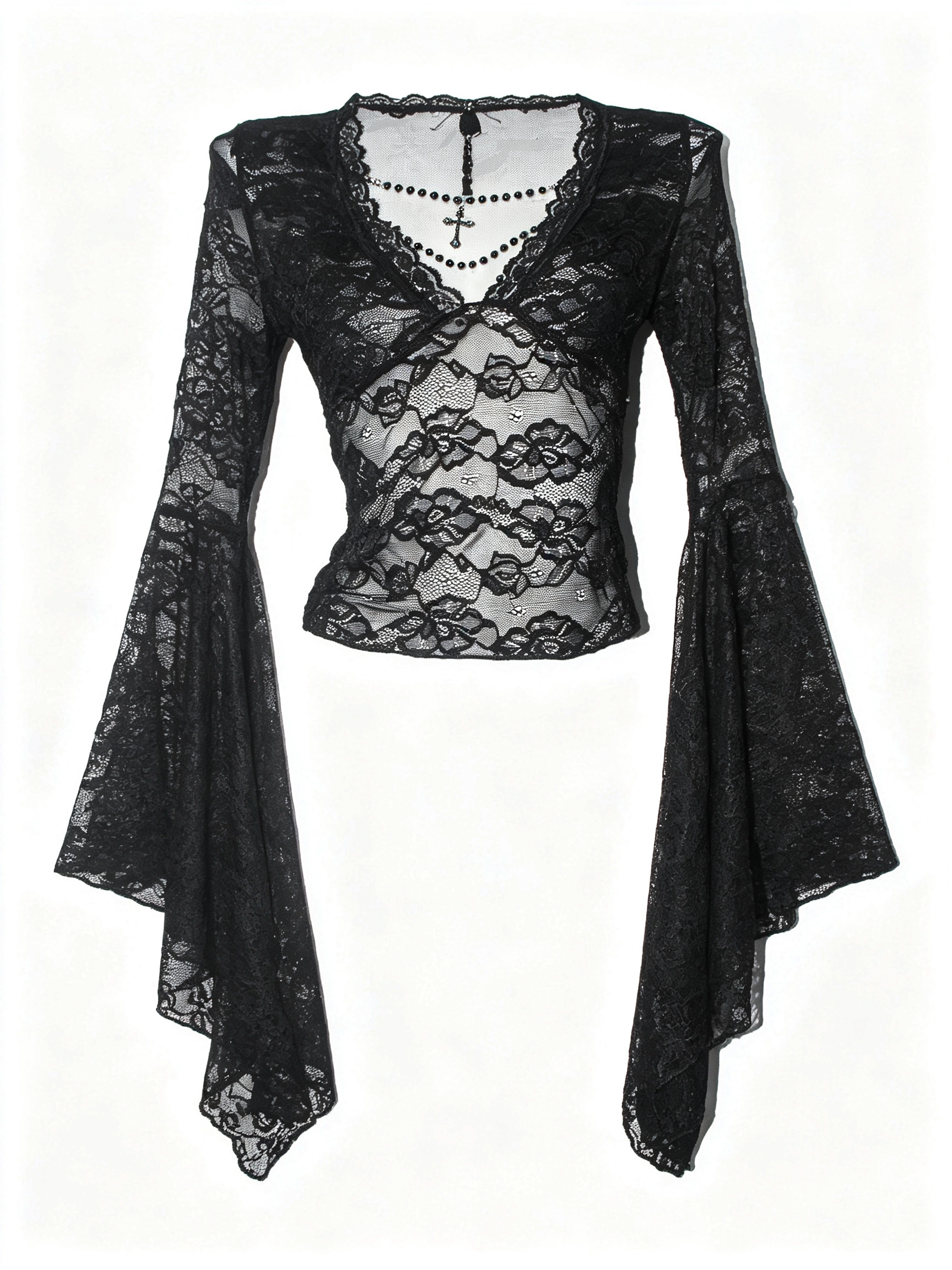 Gothic style lace fashionable versatile set