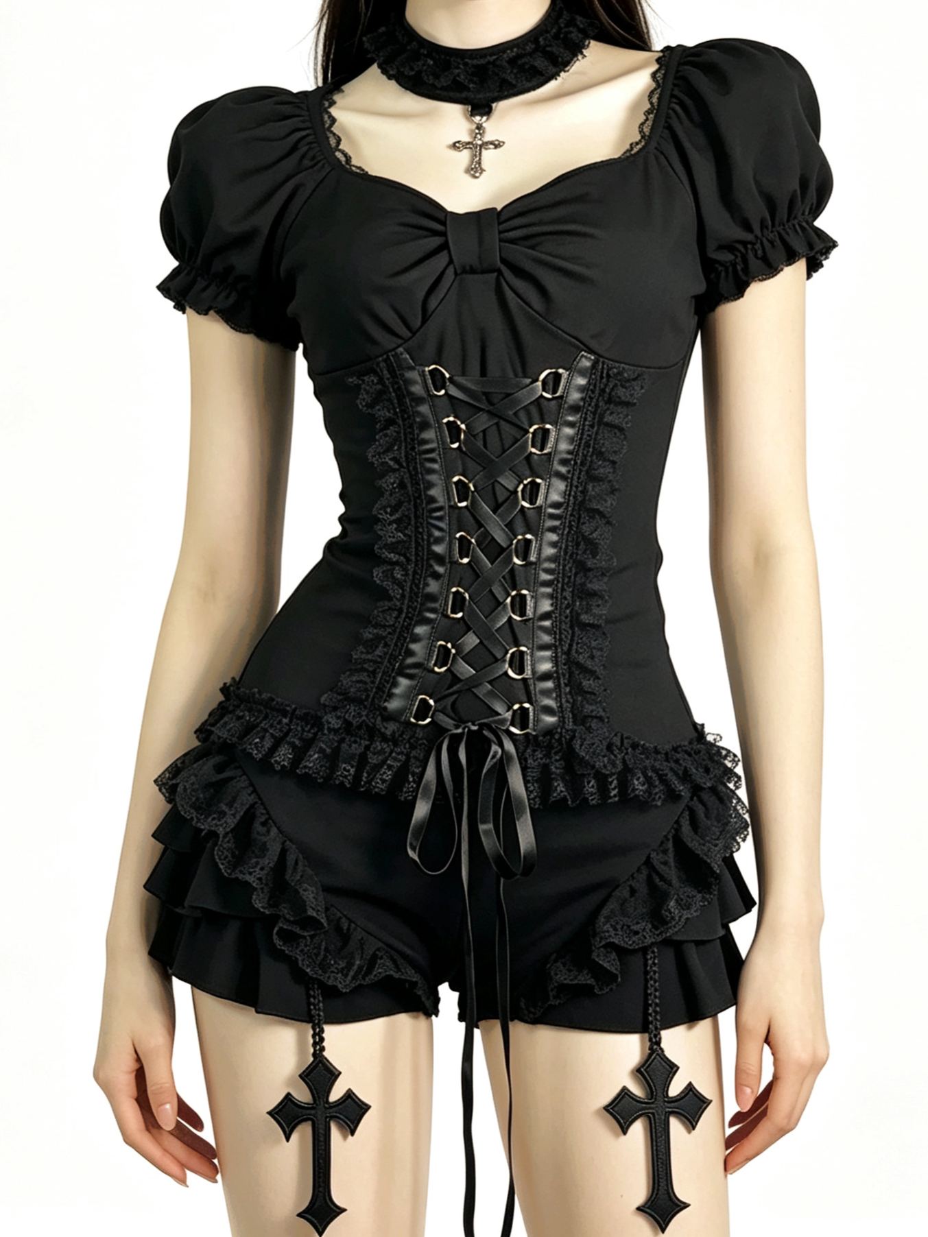 Vampire Court Velvet Corset Dress