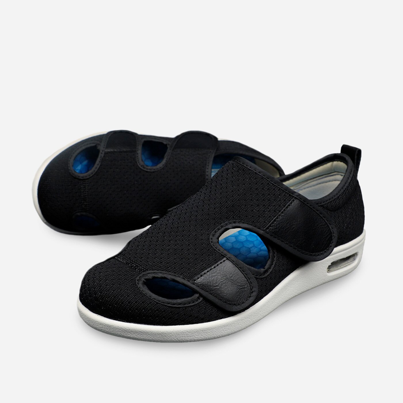 Women Extra Wide Width Sandals Walking Shoes Black
