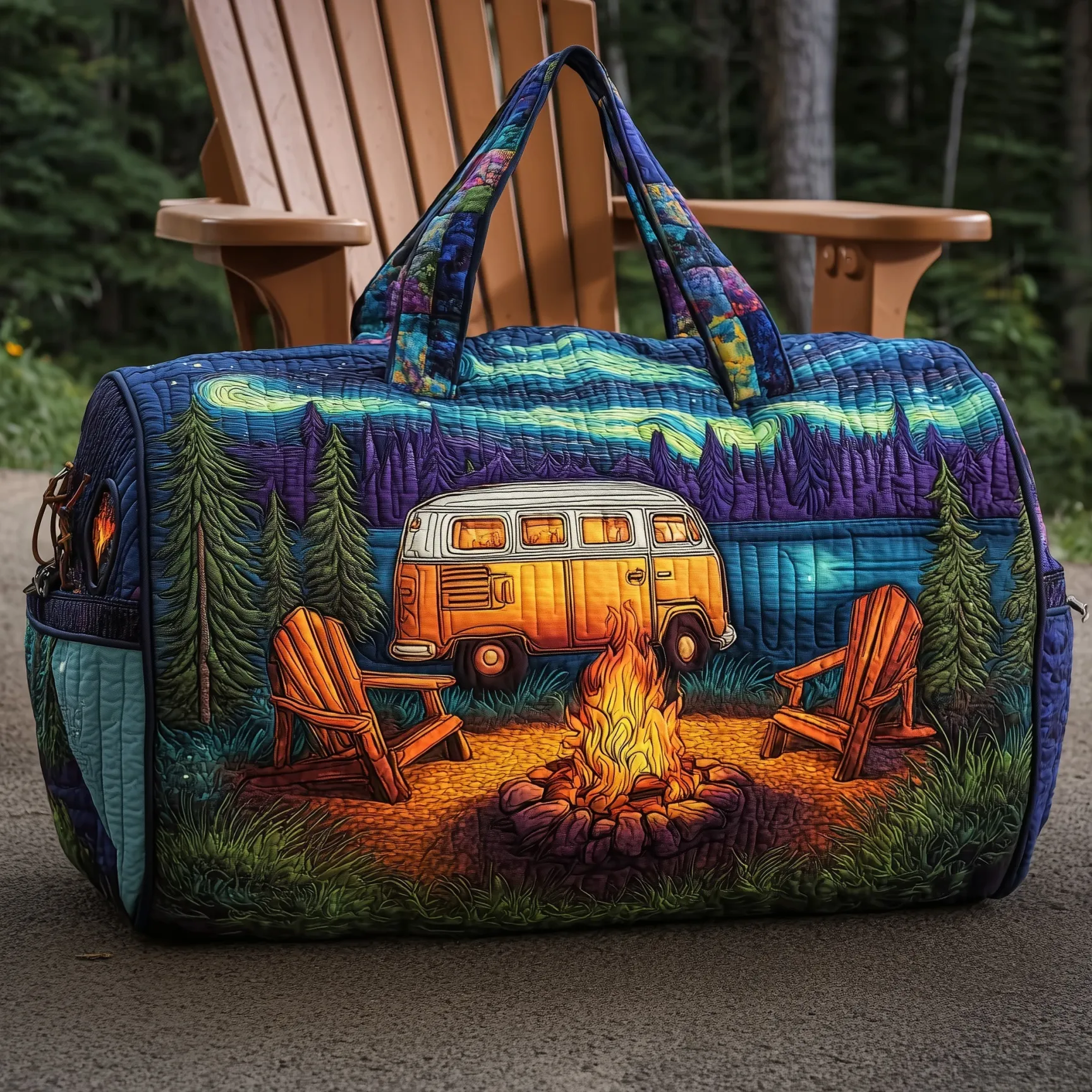Campfire Dream Quilted Duffle Bag HFMA260612015