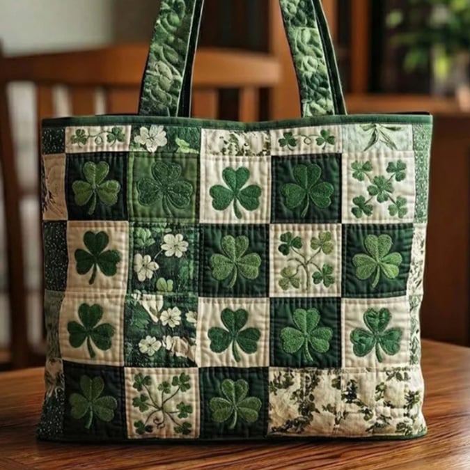 Saint Patrick's Day Quilted Bag