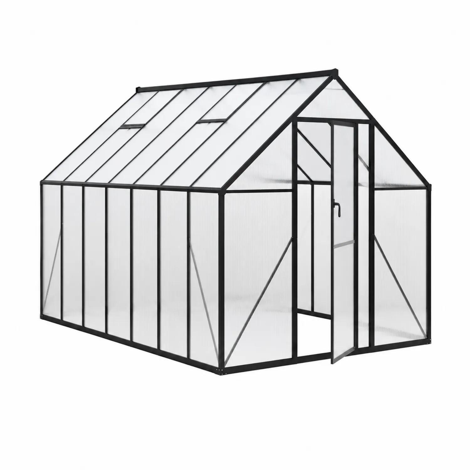 Szklarnia poliwęglanowa z ramą aluminiową 250x190 cm-Norvitron