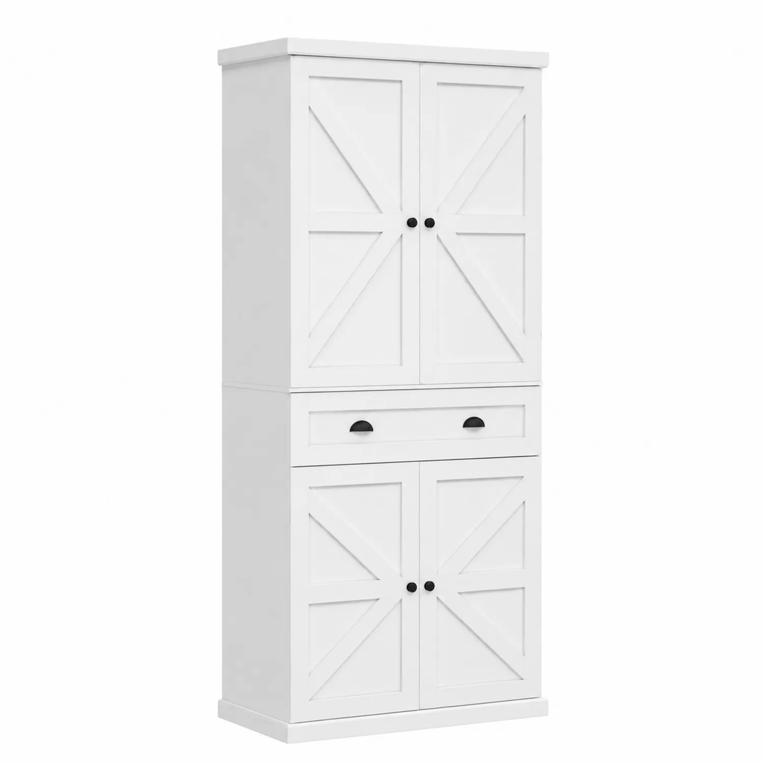 Kredens kuchenny MDF Biały 180 cm-Norvitron