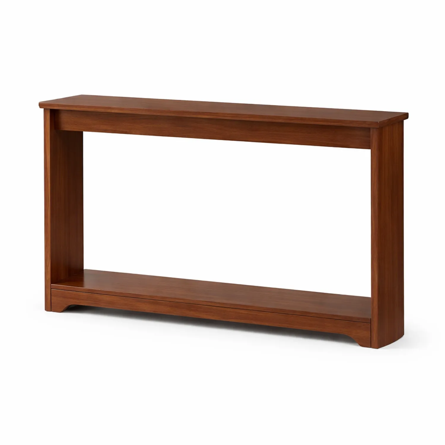 Stół konsolowy z litego drewna brązowy 120x30x80 cm-Norvitron