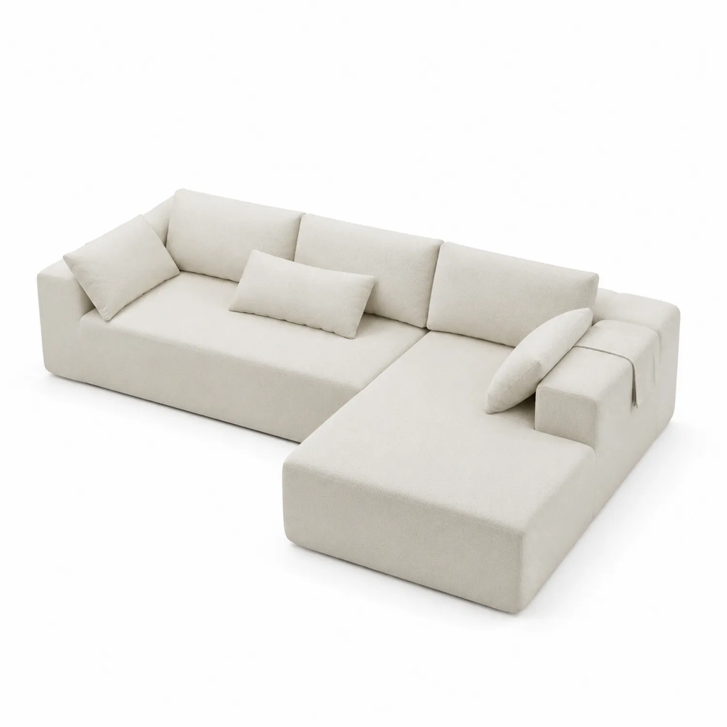 Narożnik modułowy z tkaniny 300x200 cm Beżowy-Norvitron