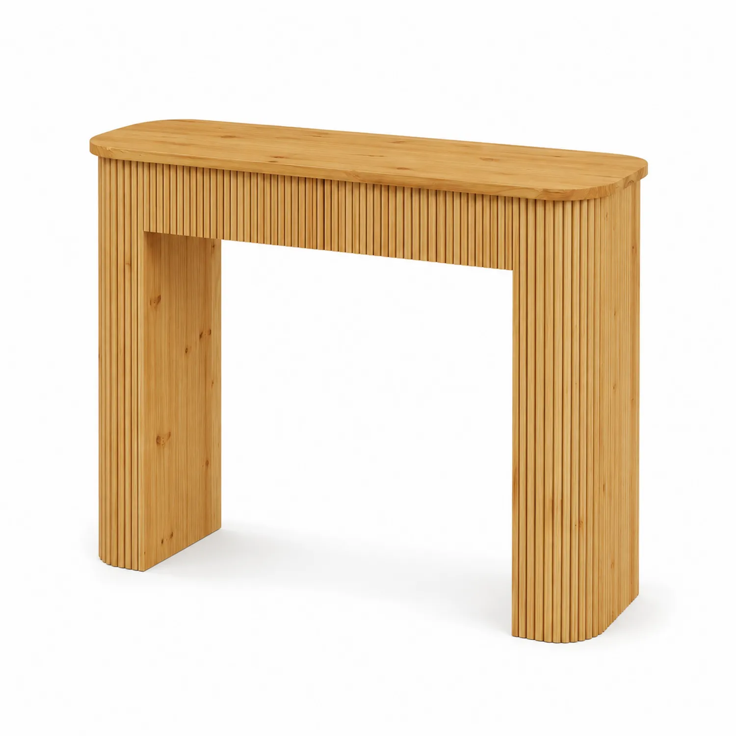 Stół konsolowy bambusowy 120 cm jasny brązowy-Norvitron