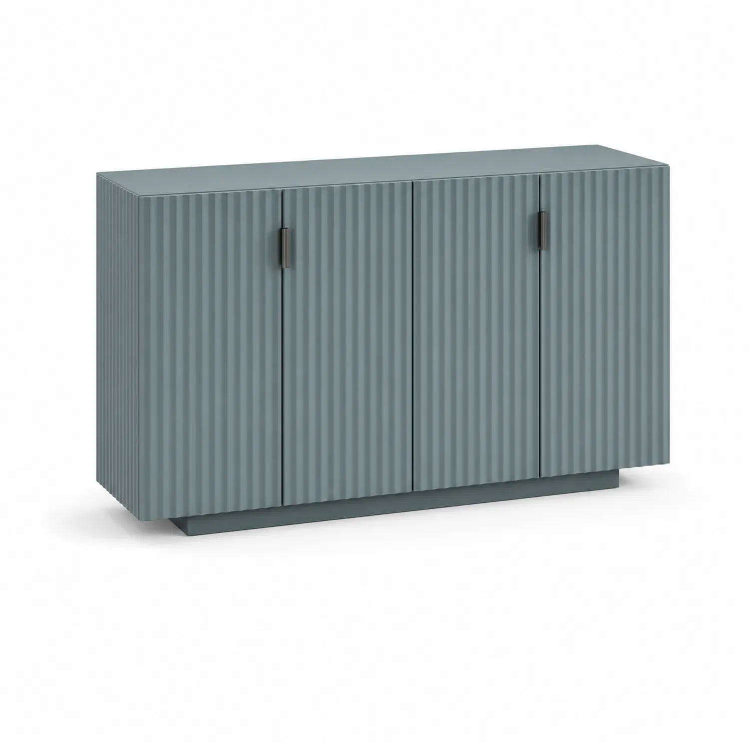 Szafka z trzema drzwiami MDF zielona 150 x 40 x 90 cm