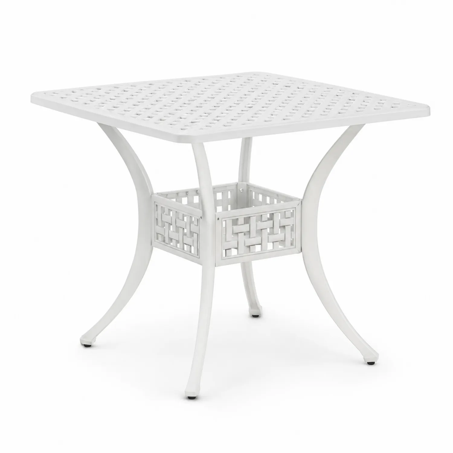 Stół metalowy 90 cm Biały