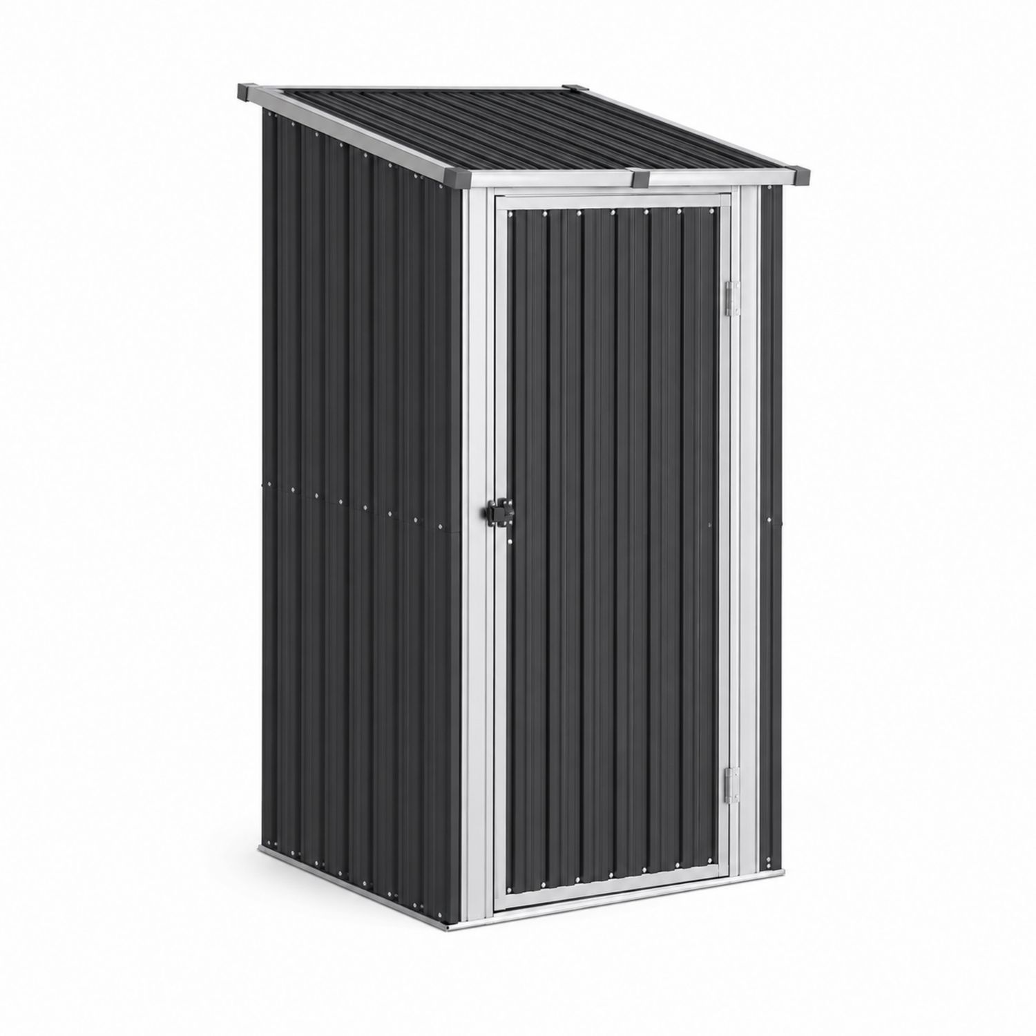 Metalowy schowek zewnętrzny 90x60x180 cm Stal Antracytowy