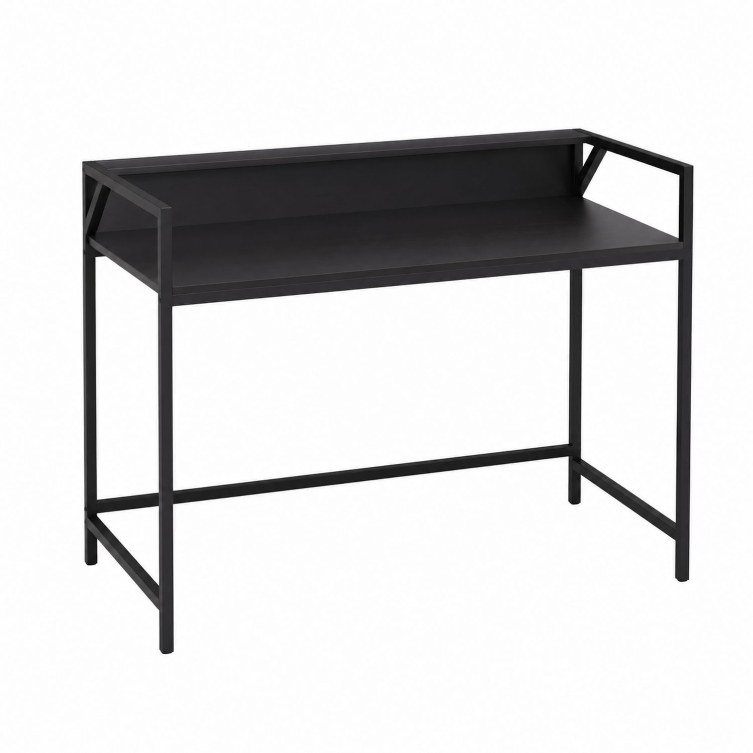 Czarny Stolik Konsolowy Stalowy 110x40x75 cm