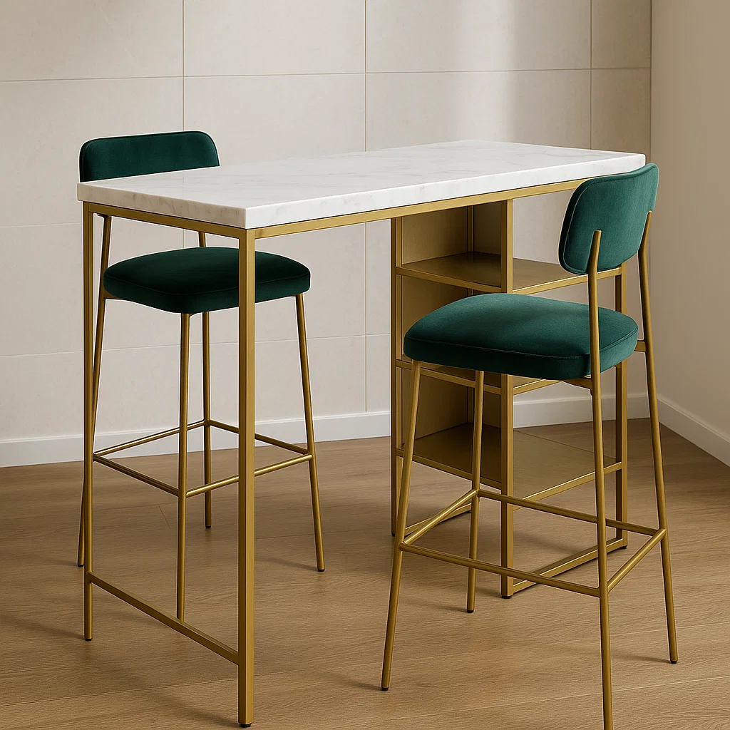 Esszimmermöbel,Bartisch-Set-Livarone