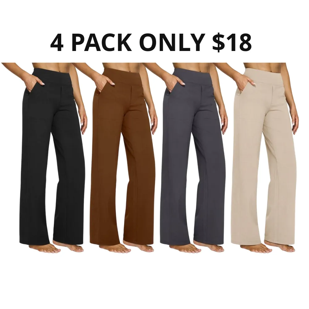 Women's Wide Leg Pants with Pockets