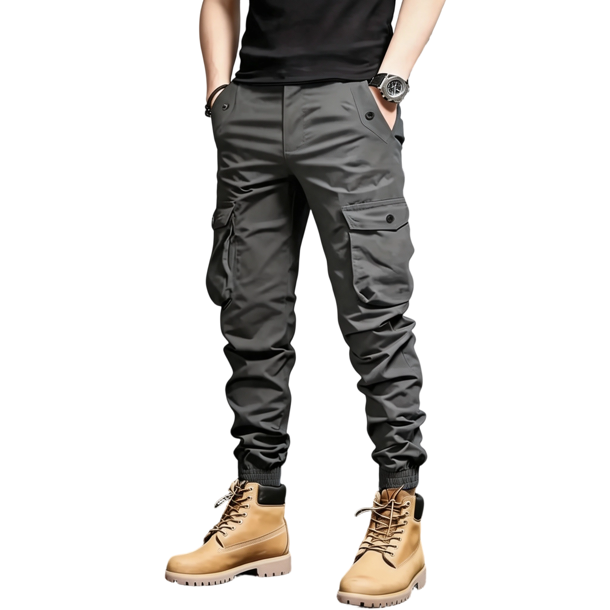 Men’s  Multi-Color Cargo Joggers