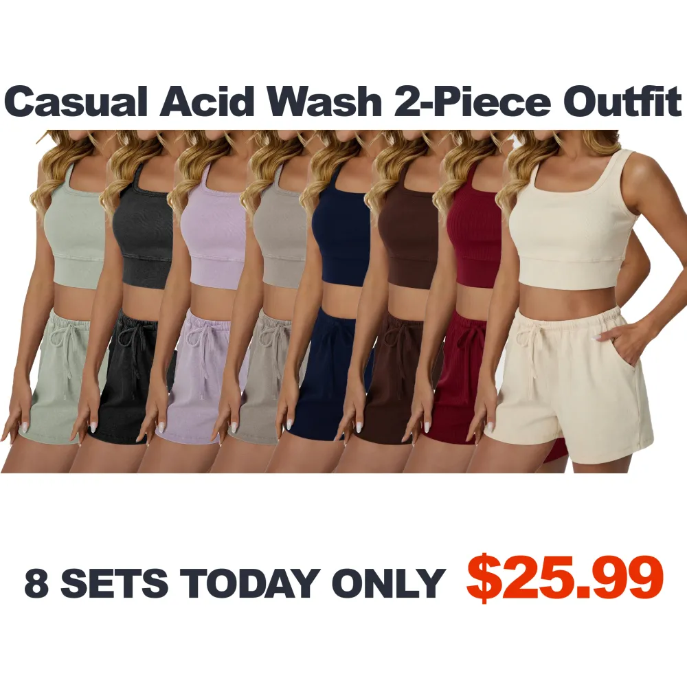 Fade Craft Casual Acid Wash Set