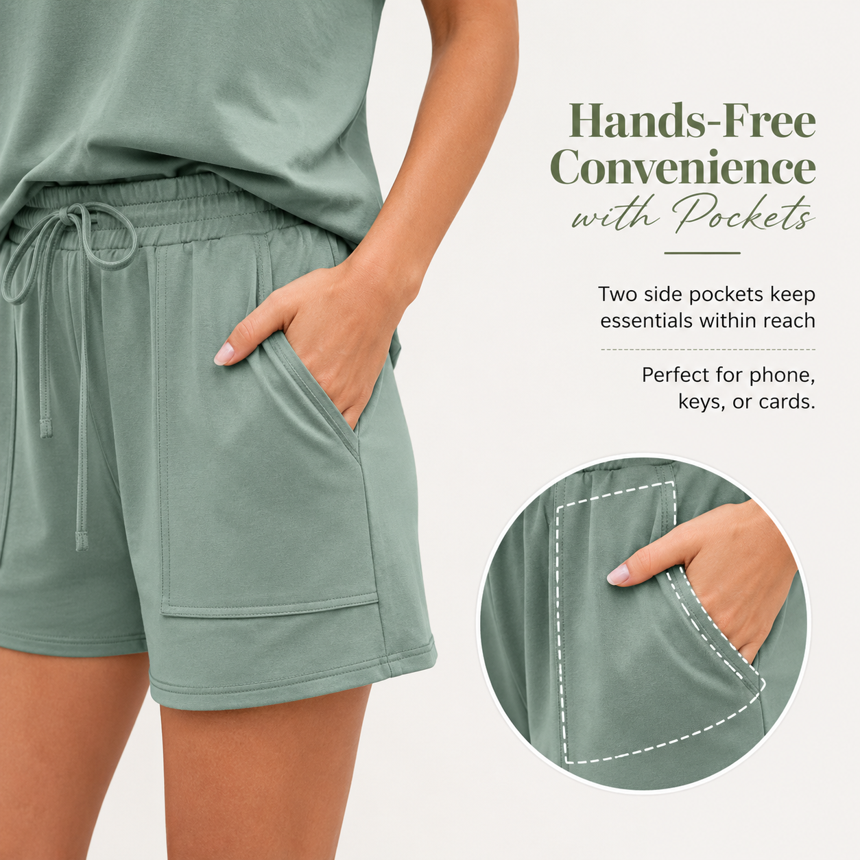 Front pocket detail