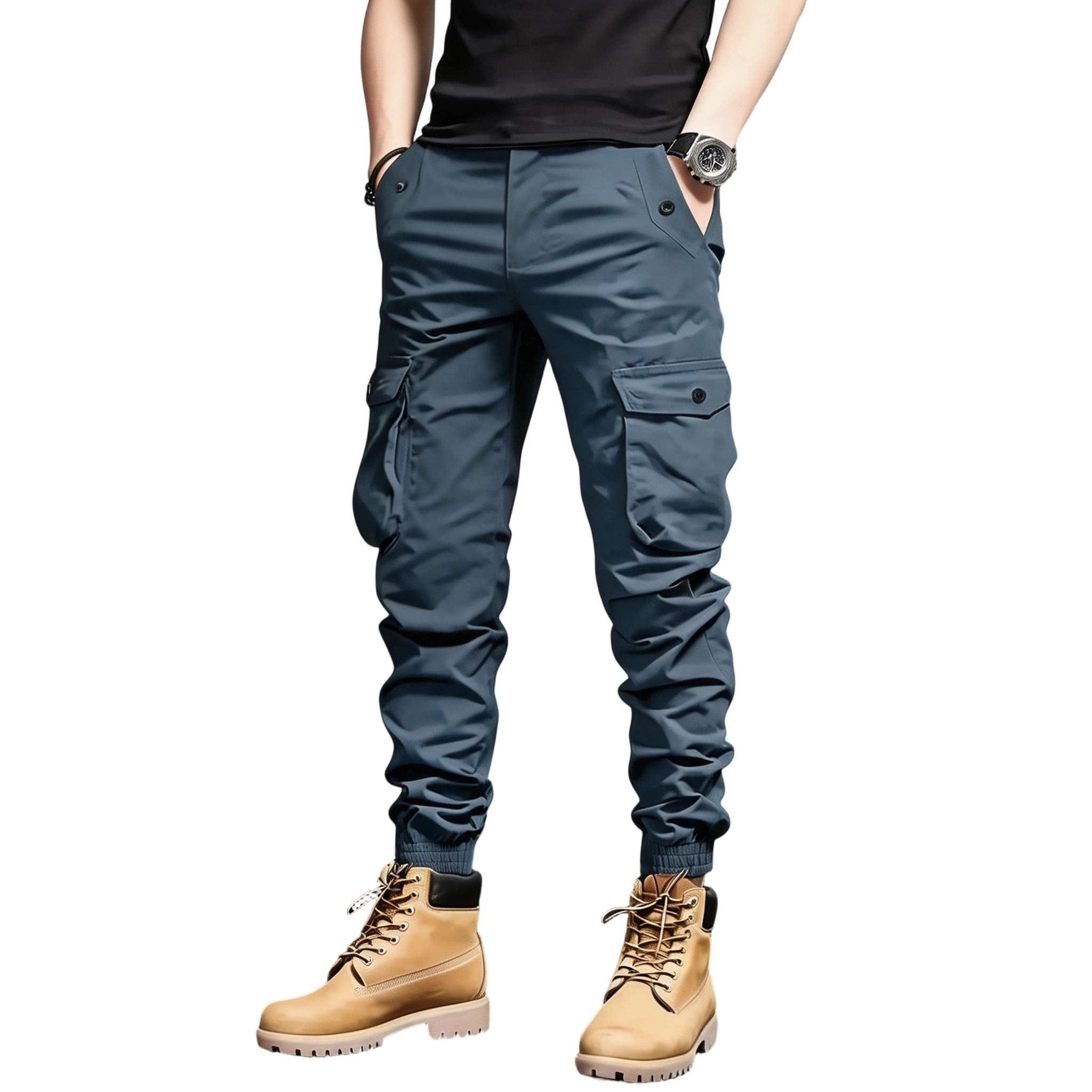 Men’s  Multi-Color Cargo Joggers