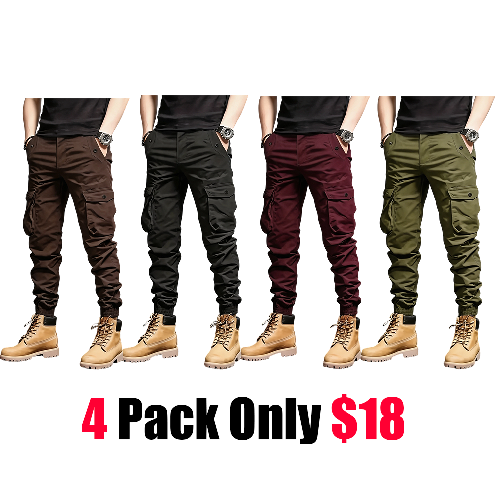 Men’s  Multi-Color Cargo Joggers