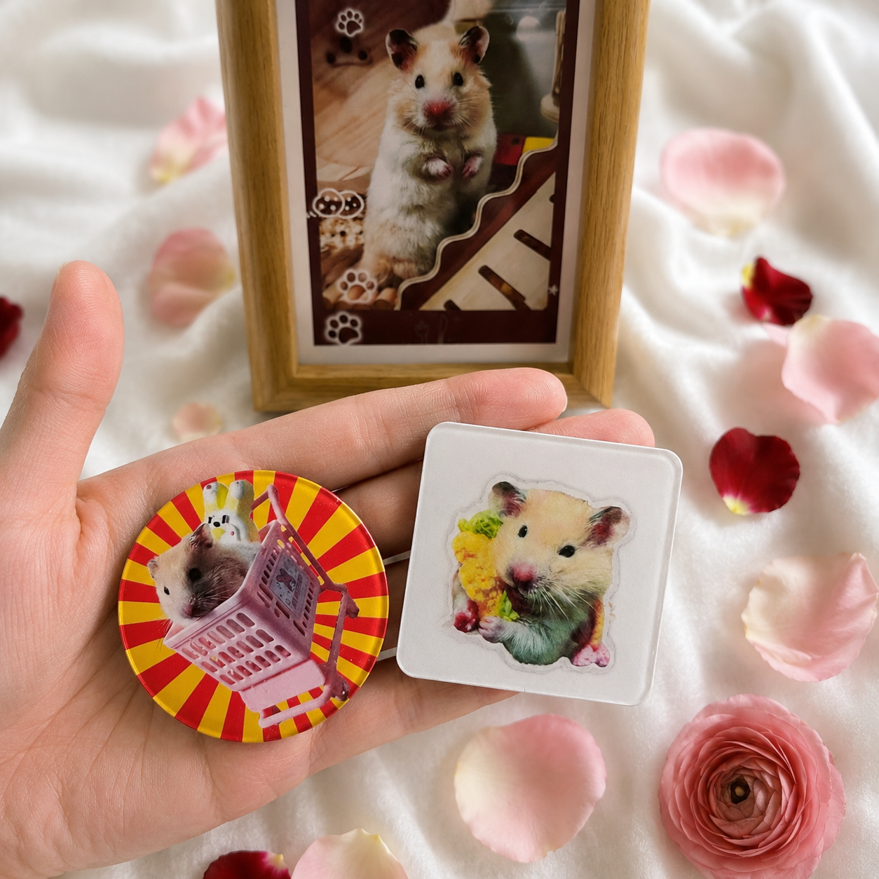Little Moments, Forever – Personalized Pet Photo Magnet