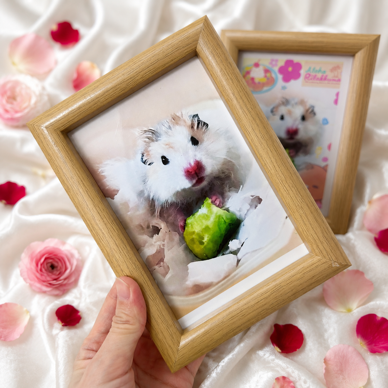 Pawfect Moments Custom Pet Photo Frame – Personalized Keepsake for Your Furry Friend